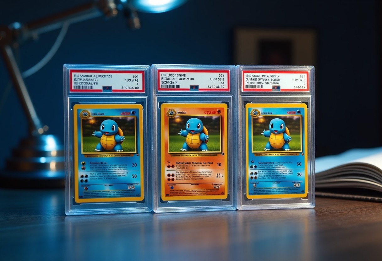 Graded Squirtle Cards Investment Guide: PSA vs CGC Slabs